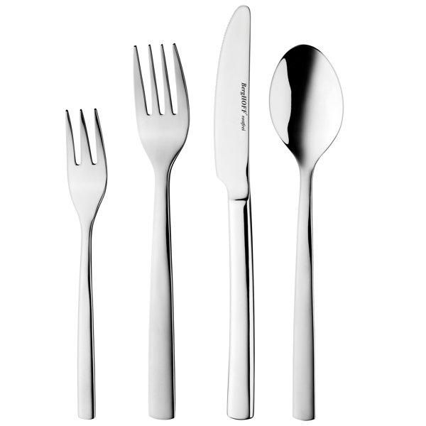 BergHOFF Stainless Steel Flatware Set Service for 12 Wayfair